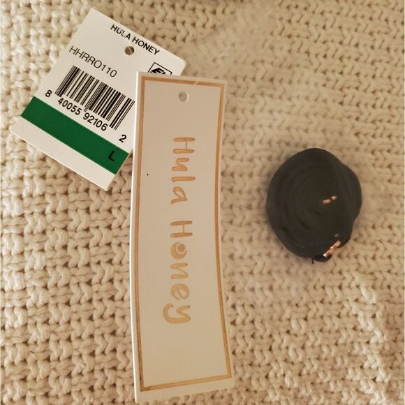 Hula Honey Juniors' Ribbed One-Piece Swimsuit- NEW - Picture 16 of 16